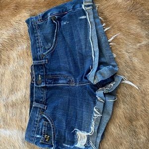 PINK  Denim Short Shorts